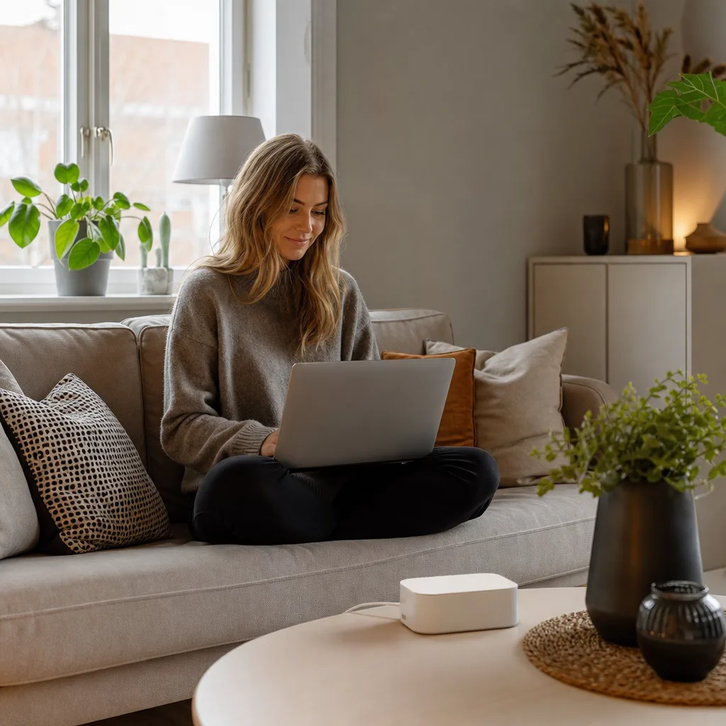 Mobilt bredband hemma – router med SIM-kort